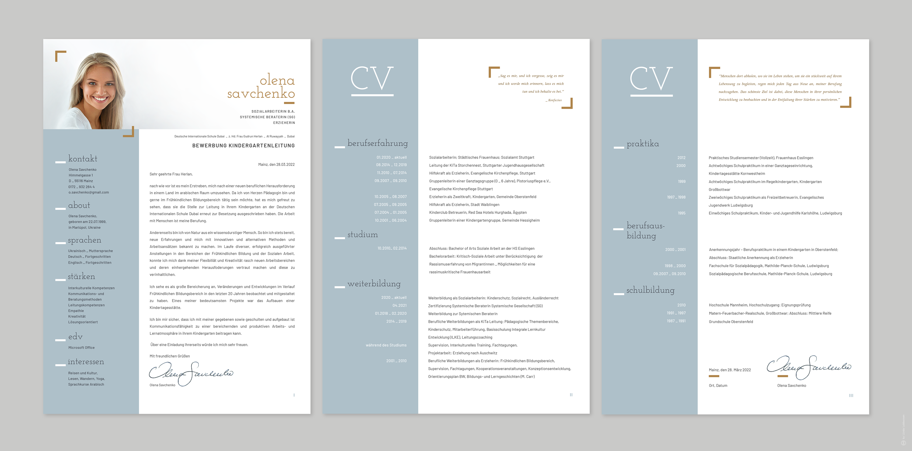 CV design